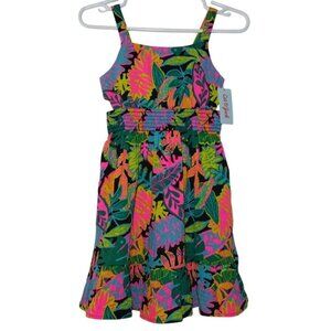 Cat & Jack Girls Floral Print Sleeveless Dress, Size M(8), NWT